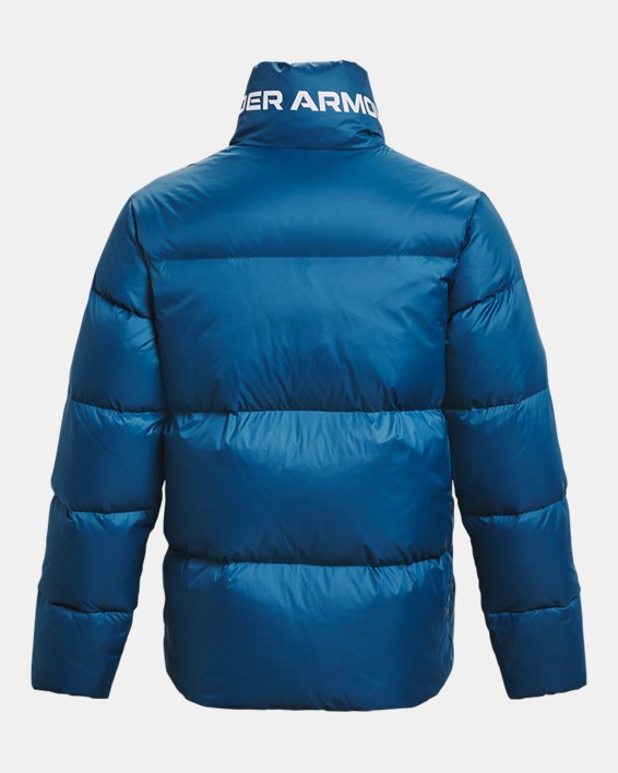 Men's UA Storm Armour Down Puffer Jacket, Blue, pdpMainDesktop image number 7